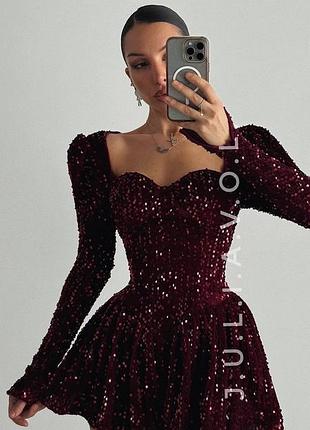 Сукня ромпер комбез з пайетками