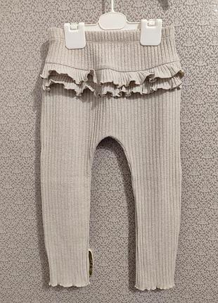 Теплые лосины на девочку на 5-6 лет