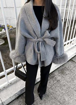 Пальто кашемір