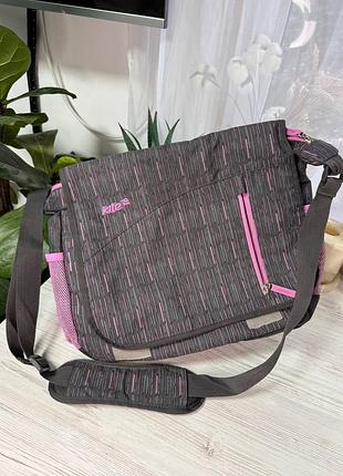 Текстильна сумка-портфель для дівчинки