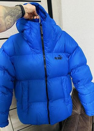 Новий чоловічий пуховик puma hooded ultra down puffer jacket