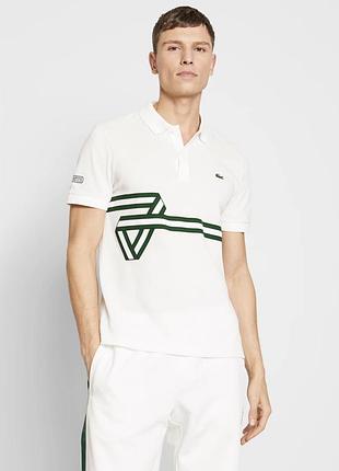 Чоловіче поло lacoste, футболка біла lacoste, лакоста тениска