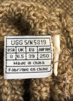 В'язані уггі, ugg, розмір 39/25 див.8 фото