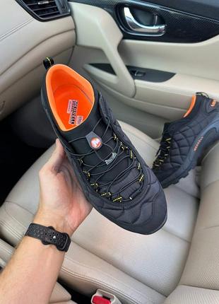 Чоловічі кросівки merrell ice cap moc ill stretch low black orange
