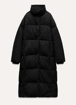 Пуховик zara ковдра-пуховік