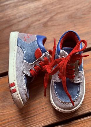 Натуральная кожа ботиночки ботинки 21 размер германия