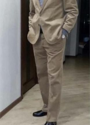 Вельветовые мужские штаны с шерстью 60/62 размер