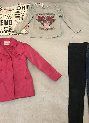 Лот одягу на дівчинку 6-7 років