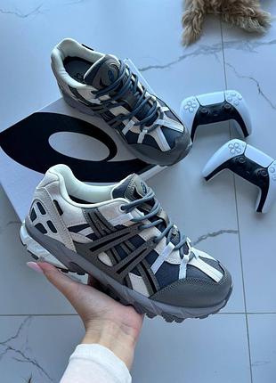 Кросівки чоловічі утеплені asics gel-sonoma 15-50 gore-tex termo grey термо