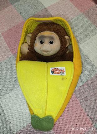 Little monkey lost маленькая обезьянка потерялась мягкая игрушка марионетка винтаж