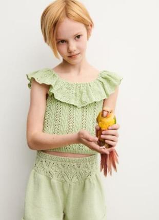 Костюм летний на девочку zara 9-10 лет