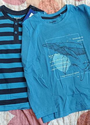 Регланы/лонгсливы/футболки с длинным рукавом lupilu р.98/104 (2-4 года)