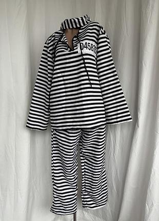 Зек зэк заключенный увʼязнений каторожник костюм карнавальний