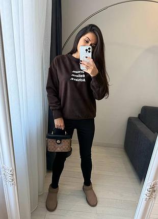 Костюм двойка, кофта полар флис и лосины, в цветах 🌿