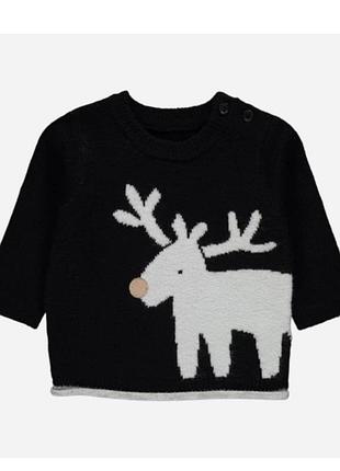 Теплий светр george 
новорічний теплий светр олень george