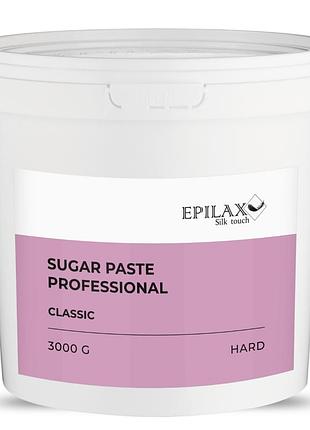 Цукрова паста для шугарингу epilax classic hard (щільна) 3000 г для майстрів