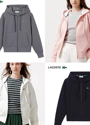 Кофта на замку lacoste толстовка
