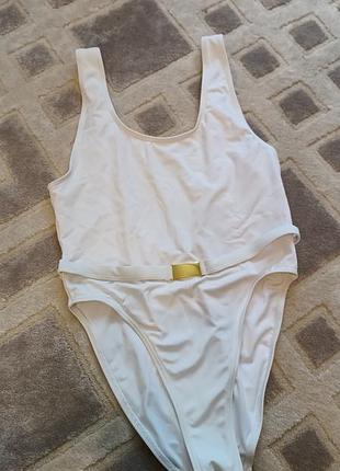 Стильный слитный купальник l-xl