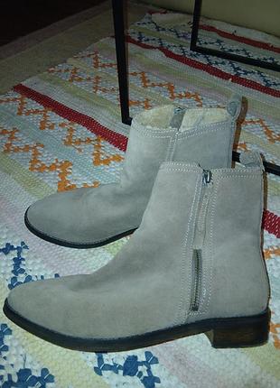 Ботинки женские замша н&amp;м размер 41-26см