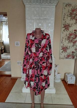 Новое платье рубашка большого размера