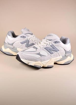 Серые женские кроссовки new balance 9060 gray, кроссовки на осень