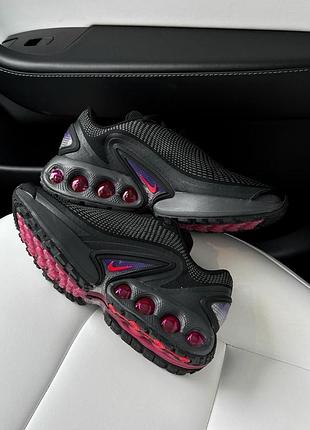 Кроссовки женские / мужские черные фиолетовые осенние весенние летние