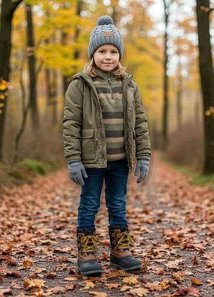 Черевики дитячі  ботинки  теплі  friboo winter boots італія p.28-29