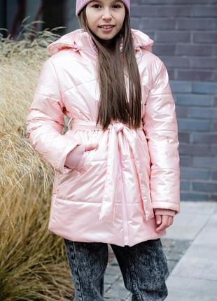 Куртка подовжена зимова arinapparel 128 см