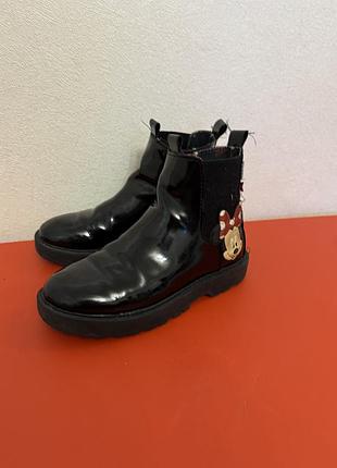 Zara 34 черевички ботінки челсі disney mickey mouse