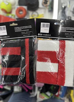Комплект махрові напульсники та повʼязка на голову