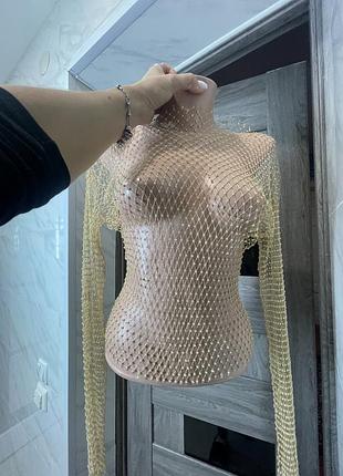 Топ у камінчики лонгслів