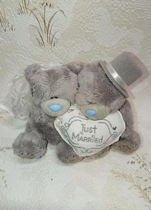 Мягкая игрушка мишка медвежонок тедди молодожены me to you