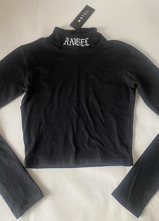Топ до довгого рукава angel, светр бавовняний, розмір хс, motel