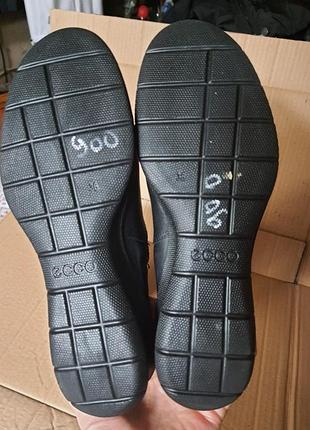 Ecco gore-tex качественные брендовые кожаные утепленные сапоги