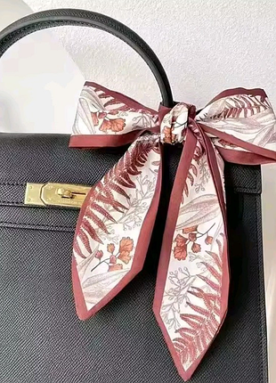 Твилли, платок, платок, лента, шарф, лес, красная папорот, листья