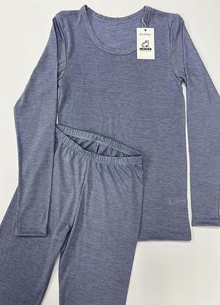 Жіноча термобілизна вовна меріноса тенсель термобелье шерсть мериноса комплект