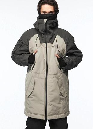 🖍зимова водо-вітрозахисна парка "бозо", сірий