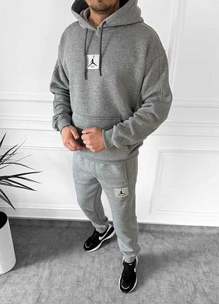 Костюм jordan, спортивный теплый