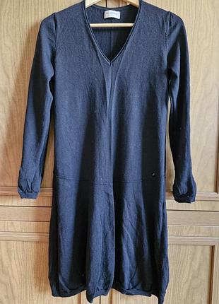 Falconeri-люксовое трикотажное платье, 100% merino wool, р.-m