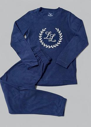 Тепла мʼяка флісова піжама, домашній костюм, primark, 2xs.