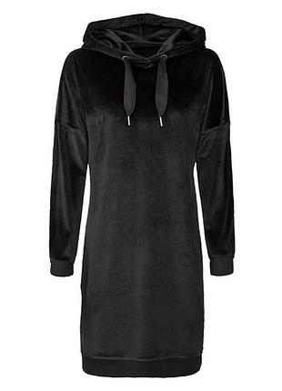 Женское велюровое платье