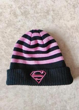 Шапка dc comics superwoman супергерл для дівчинки