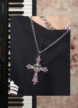 Новый розовый крестик