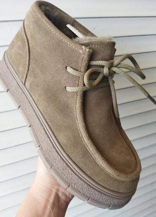 Натуральные зимние ботиночки