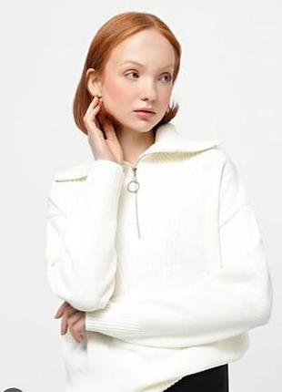 Свитер женский golddigga с горлом на молнии