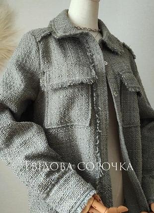 Жіноча сорочка демісезонна піджак жакет