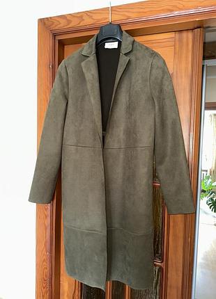 Тренч пальто плащ кардиган zara