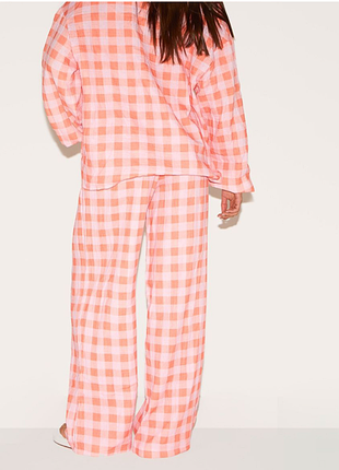 Котонова піжама у клітинку р.42