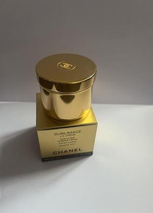 Насичений антивіковий крем chanel noir sublimage la creme texture supreme la recharge