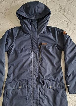 Куртка женская утепленная и удлиненная columbia, размер s